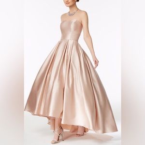 Betsy & Adam pink satin dress size 0p